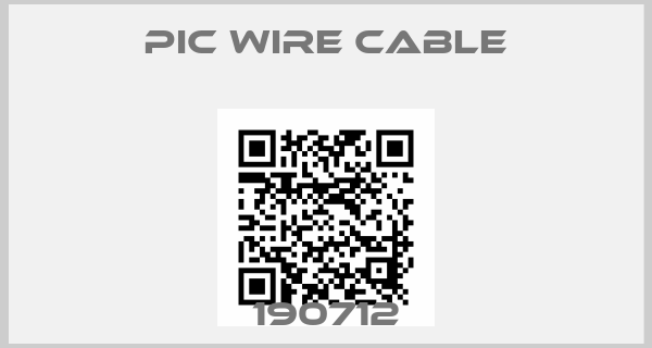 Pic Wire Cable-190712