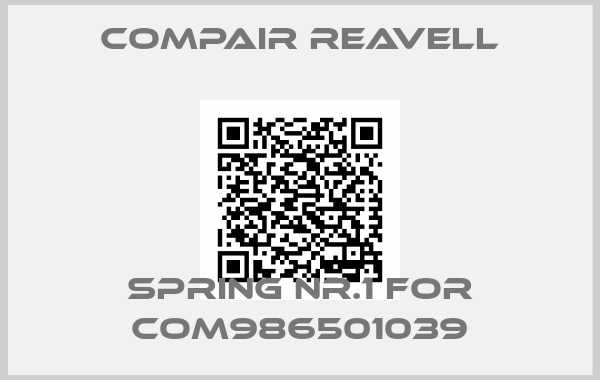 COMPAIR REAVELL-Spring Nr.1 for COM986501039