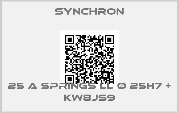 SYNCHRON-25 A Springs LL ø 25H7 + Kw8Js9