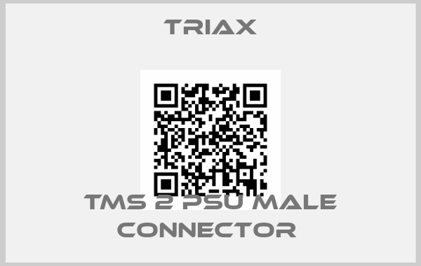 Triax-TMS 2 PSU MALE CONNECTOR 