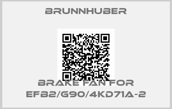 Brunnhuber-Brake fan for EFB2/G90/4KD71A-2
