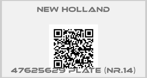new holland-47625629 plate (nr.14)