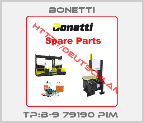 Bonetti-TP:B-9 79190 PIM 