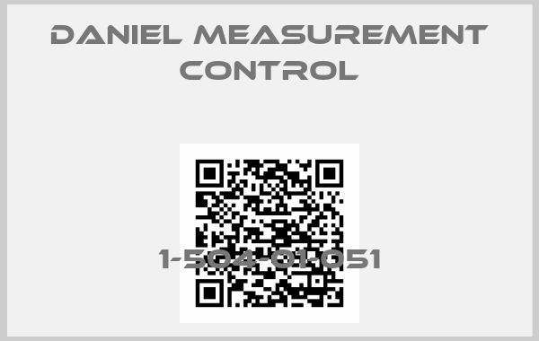DANIEL MEASUREMENT CONTROL-1-504-01-051