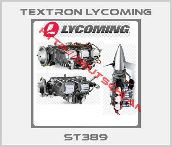 TEXTRON LYCOMING-ST389