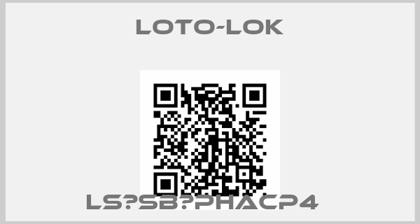 LOTO-LOK-LS‐SB‐PHACP4  