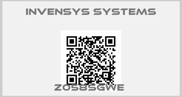 invensys Systems-Z058SGWE 