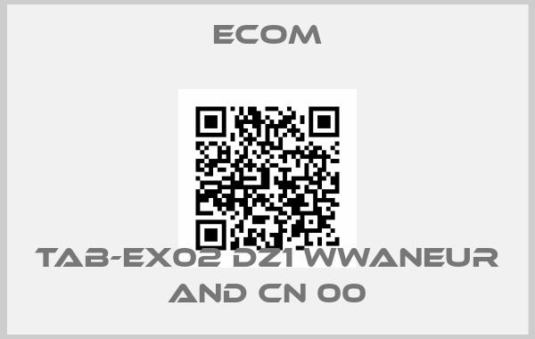 Ecom-Tab-Ex02 DZ1 WWANEUR AND CN 00