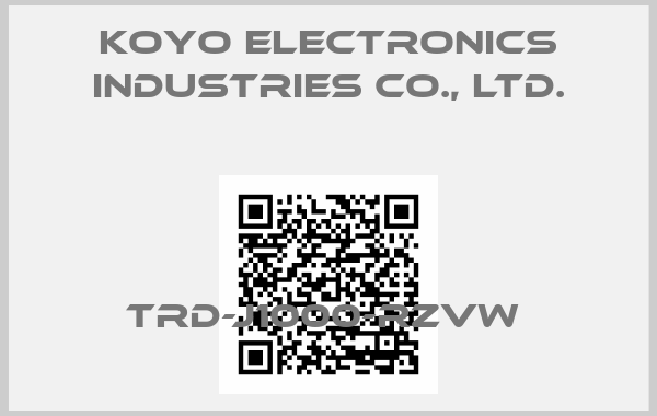 KOYO ELECTRONICS INDUSTRIES CO., LTD.-TRD-J1000-RZVW 