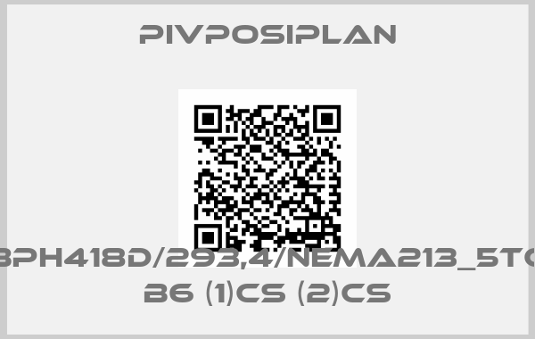 Pivposiplan-BPH418D/293,4/NEMA213_5TC B6 (1)CS (2)CS