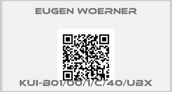 Eugen Woerner-KUI-B01/00/1/C/40/UBX