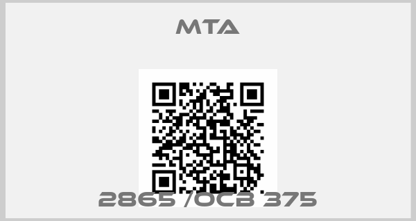 MTA-2865 /OCB 375