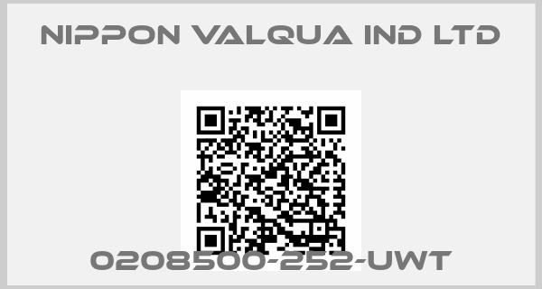 NIPPON VALQUA IND LTD-0208500-252-UWT