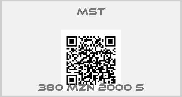 MST-380 MZN 2000 S