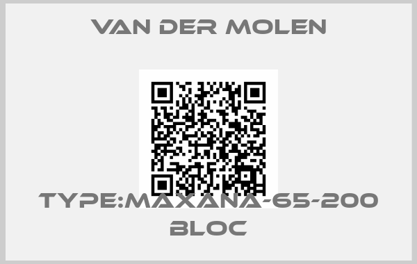VAN DER MOLEN-Type:MAXANA-65-200 BLOC