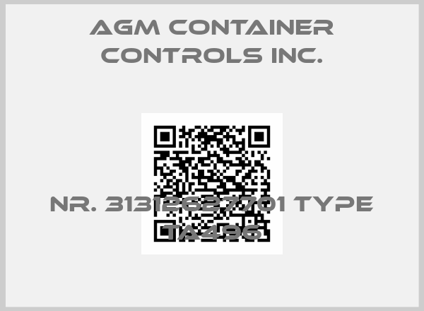 AGM CONTAINER CONTROLS INC.-Nr. 31312627701 Type TA496