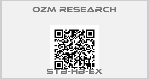 OZM Research-STB-HB-Ex