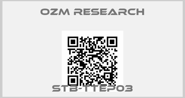 OZM Research-STB-TTEP03
