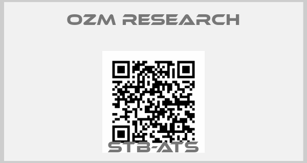 OZM Research-STB-ATS