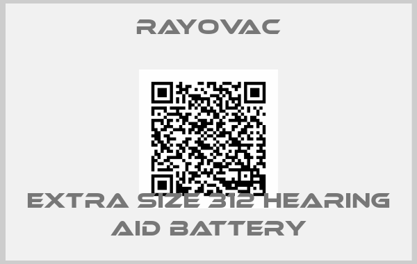 Rayovac-Extra Size 312 Hearing Aid Battery
