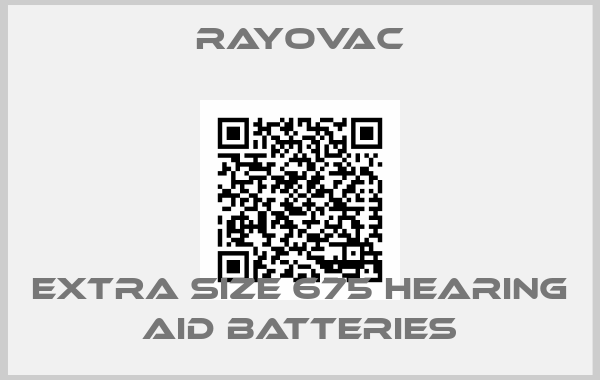 Rayovac-Extra Size 675 Hearing Aid Batteries