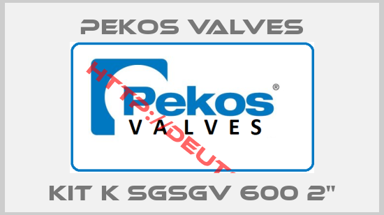 Pekos Valves-KIT K SGSGV 600 2"