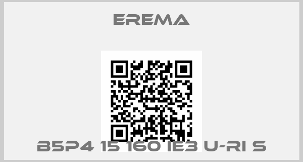 EREMA-B5P4 15 160 IE3 u-ri S