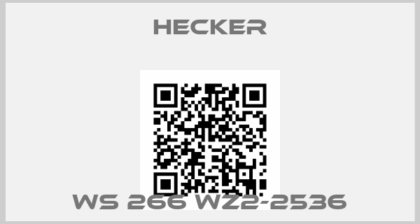 HECKER-WS 266 WZ2-2536