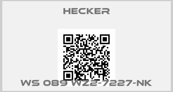 HECKER-WS 089 WZ2-7227-NK
