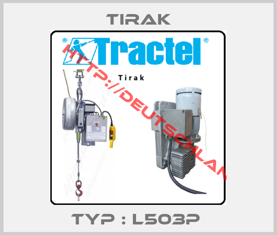 Tirak-TYP : L503P 
