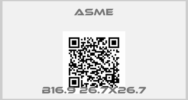 Asme-B16.9 26.7X26.7