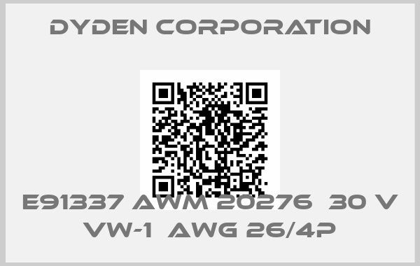 DYDEN CORPORATION-E91337 AWM 20276  30 V  VW-1  AWG 26/4P