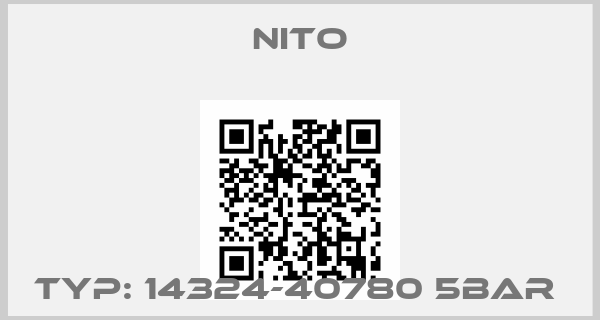 Nito-TYP: 14324-40780 5BAR 