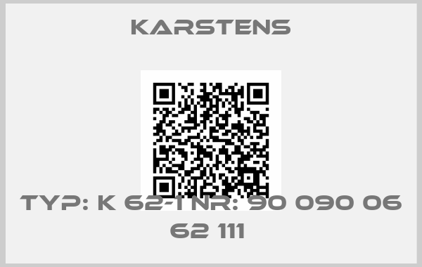 KARSTENS-Typ: K 62-1 Nr: 90 090 06 62 111 