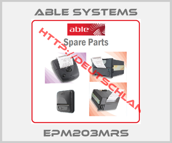 ABLE SYSTEMS-EPM203MRS