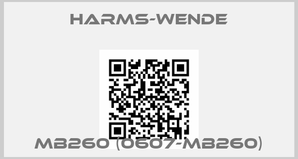 Harms-Wende-MB260 (0607-MB260)
