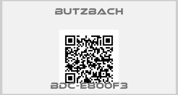 BUTZBACH-BDC-E800F3