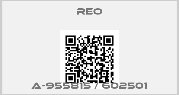 REO-A-955815 / 602501