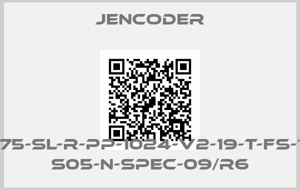 JENCODER-J-775-SL-R-PP-1024-V2-19-T-FS-1-S- S05-N-SPEC-09/R6