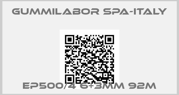 Gummilabor SPA-Italy-EP500/4 6+3mm 92m