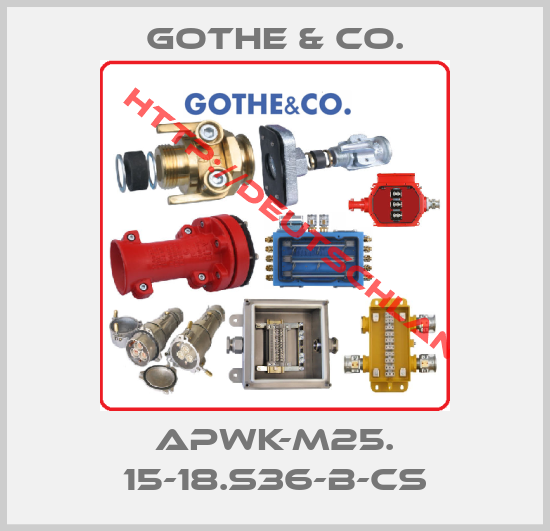 Gothe & Co.-apWK-M25. 15-18.S36-B-CS