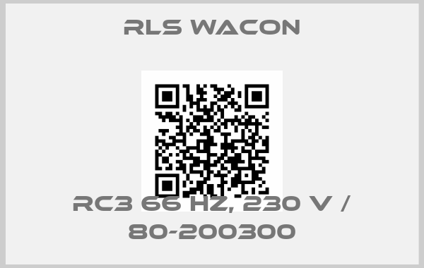 RLS Wacon-RC3 66 Hz, 230 V / 80-200300