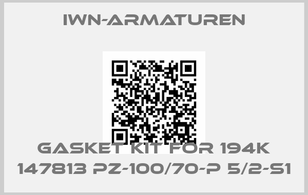 IWN-ARMATUREN-Gasket kit for 194K 147813 PZ-100/70-P 5/2-S1