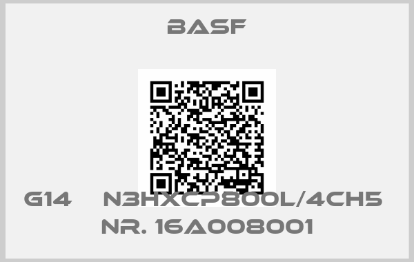 BASF-G14    N3HXCP800L/4CH5  Nr. 16A008001