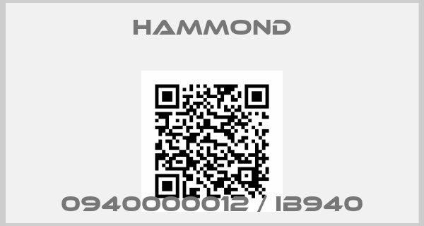 Hammond-0940000012 / IB940