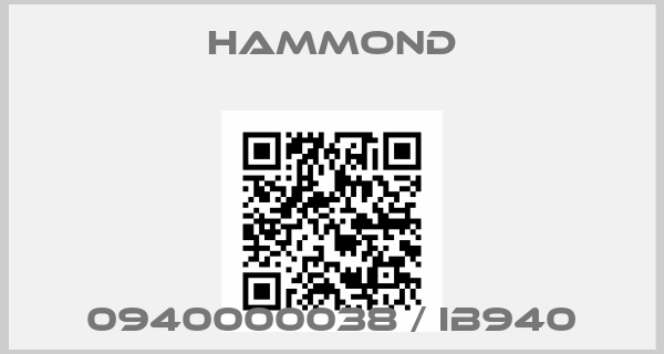 Hammond-0940000038 / IB940