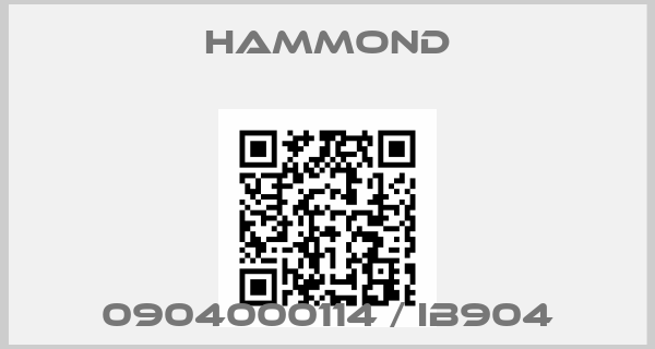 Hammond-0904000114 / IB904