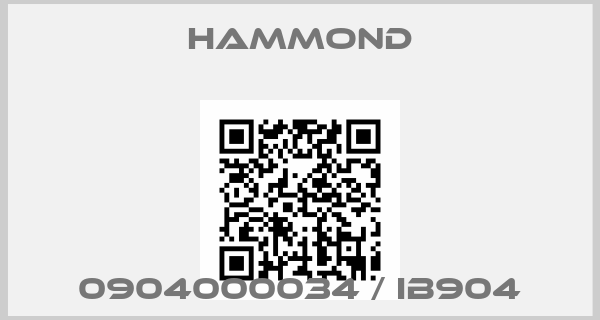 Hammond-0904000034 / IB904