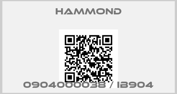 Hammond-0904000038 / IB904