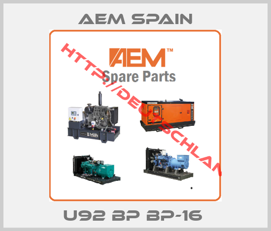 AEM Spain-U92 BP BP-16 